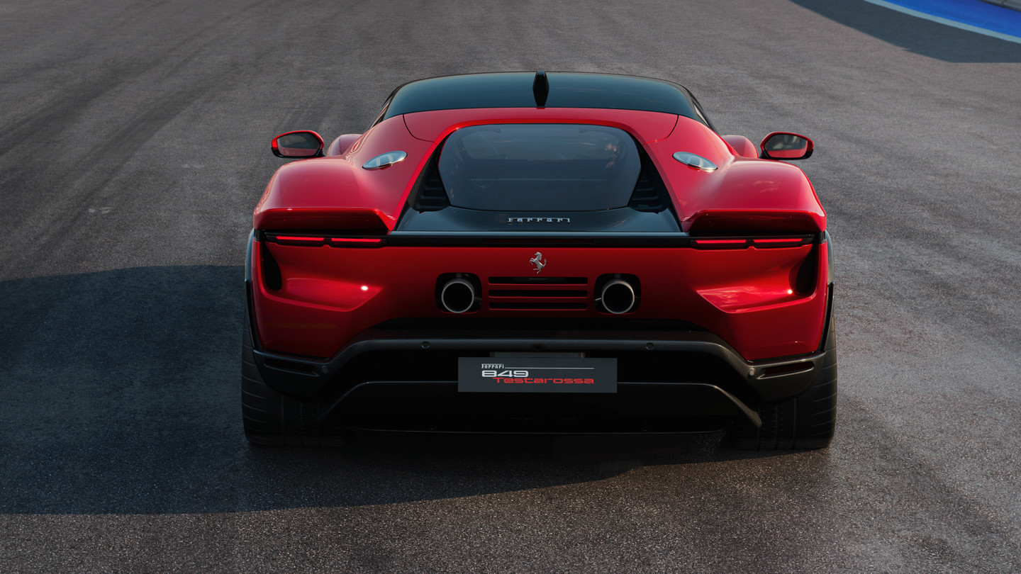 Ferrari 849 Testarossa Rear View