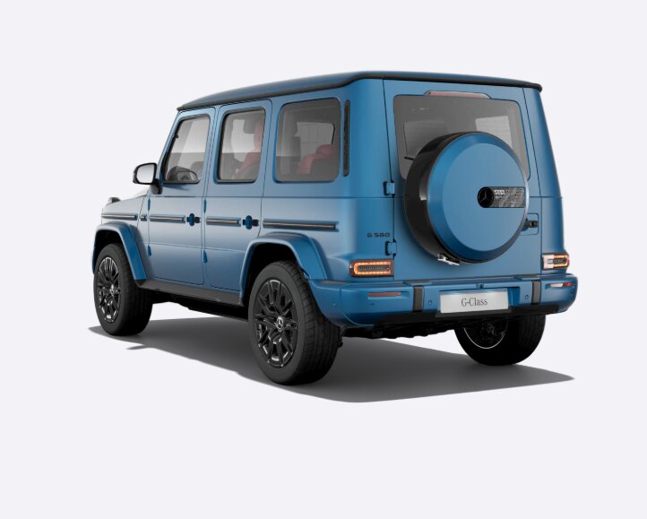 Mercedes-Benz G-Class Electric G 580 Rear 3-Quarter View