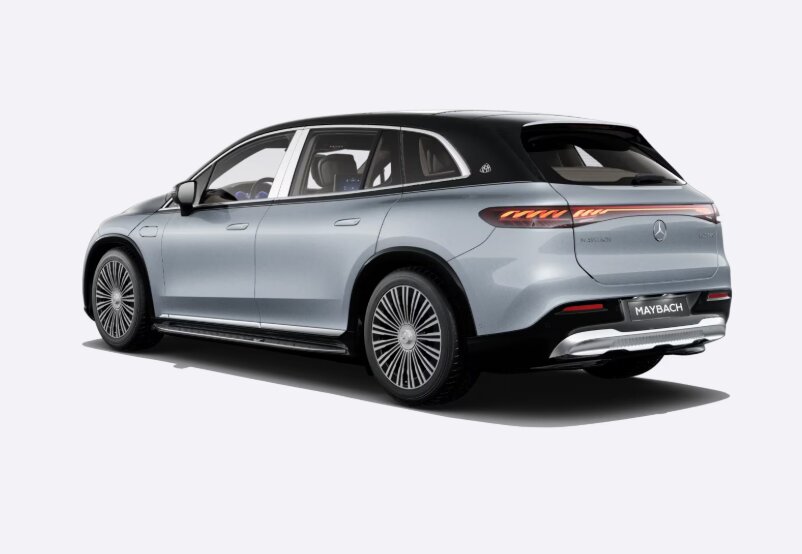 Mercedes-Benz Maybach EQS SUV Rear 3-Quarter View
