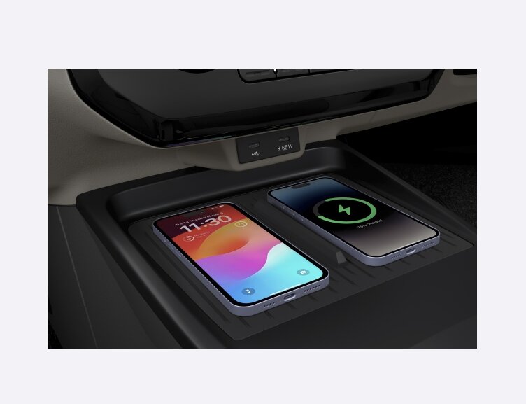 Tata Aeris CNG Dual Smartphone Deck with Wireless Charger