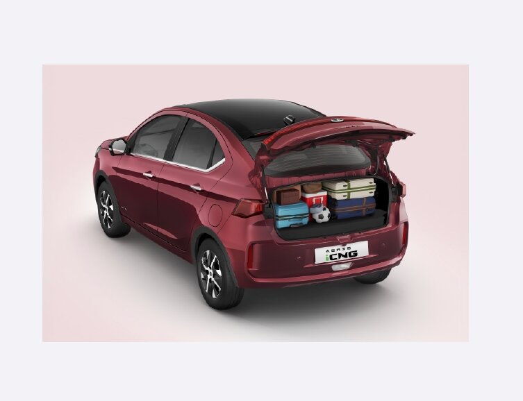 Tata Aeris CNG Full Usable Bootspace