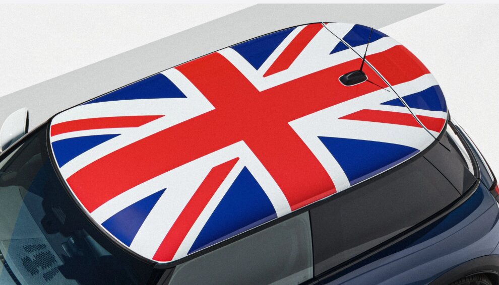 MINI Cooper Oxford Edition Union Jack Roof Graphic