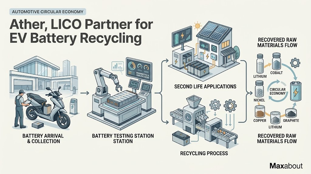 Ather and LICO Partner to Recycle End-of-Life EV Batteries in India