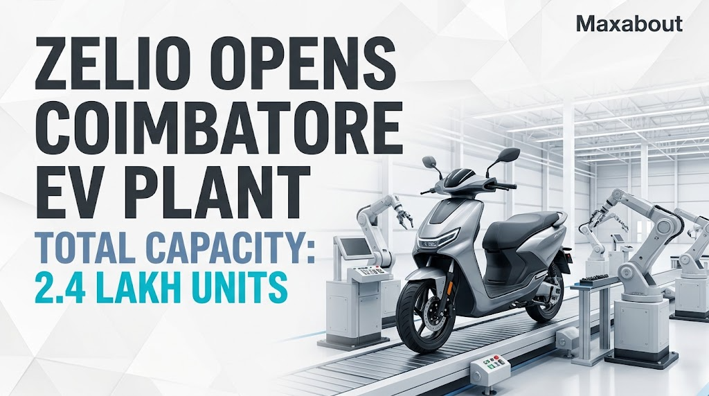 Zelio Opens Coimbatore EV Plant; Total Capacity Rises to 2.4 Lakh Units