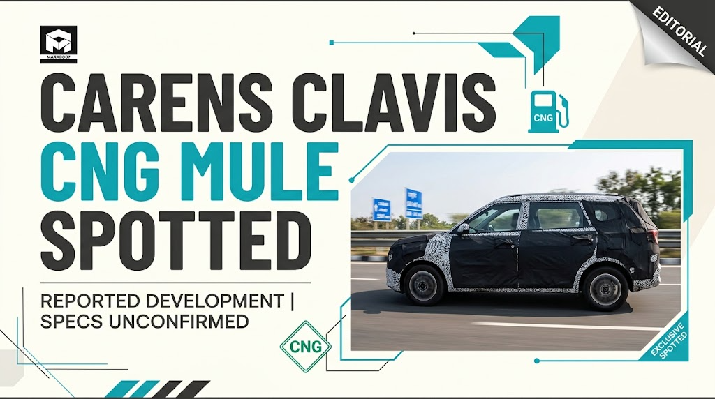 Kia Carens Clavis CNG Test Mule Spotted: What Is Actually Known