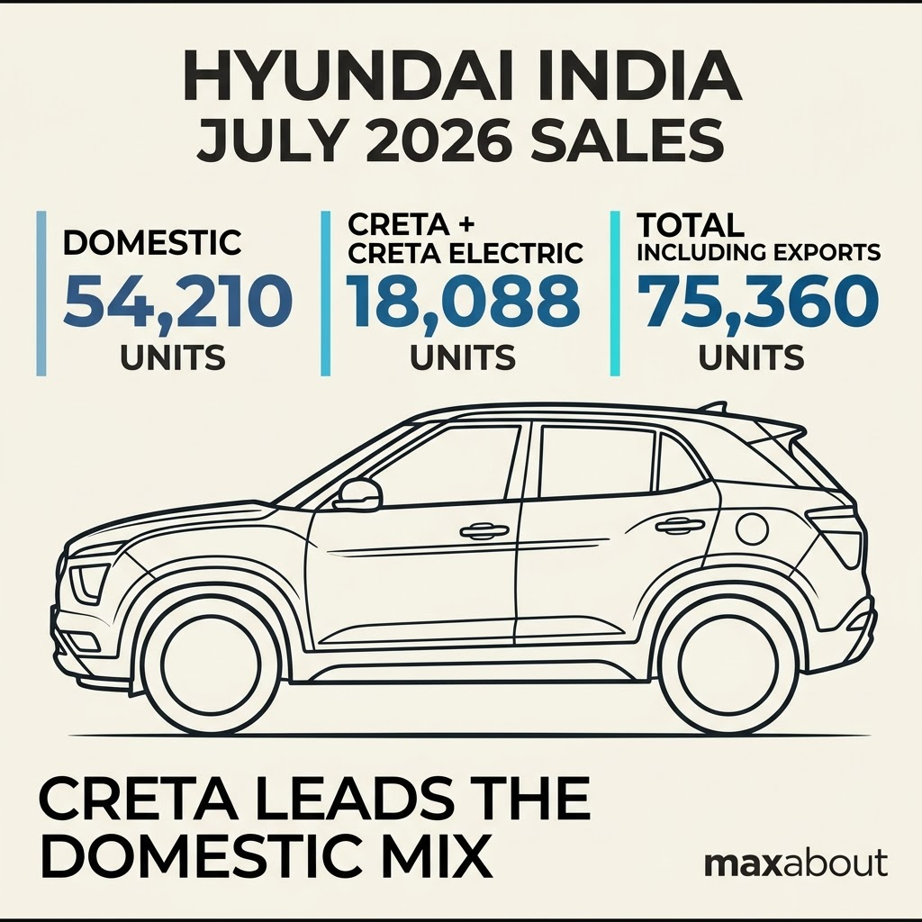 Hyundai July 2026 sales infographic