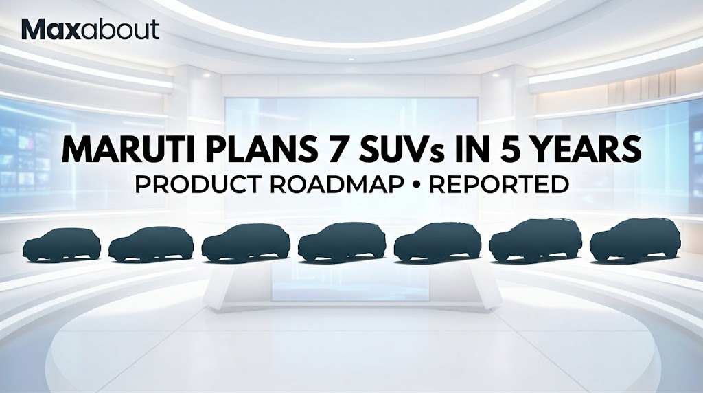 Maruti Suzuki Plans Seven SUVs Over Five Years in Next Growth Push