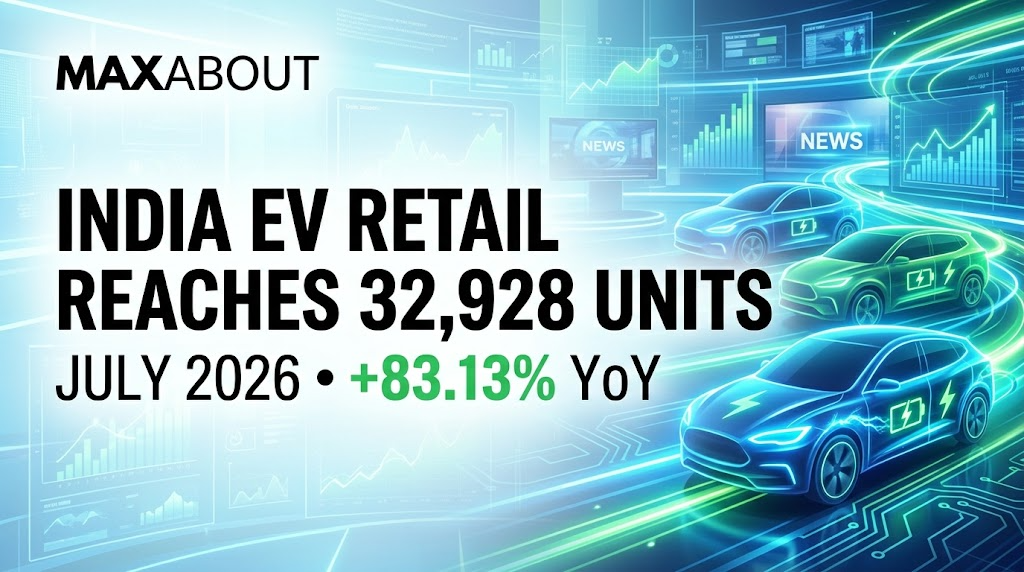 India Electric-Car Retail Reaches 32,928 Units in July 2026