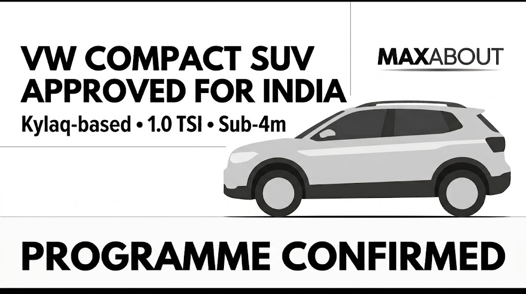 Volkswagen Compact SUV Programme Approved for India, Report Says