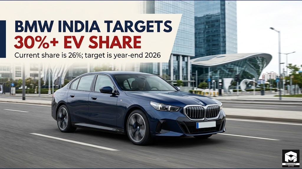 BMW India Targets More Than 30% EV Sales Share in 2026