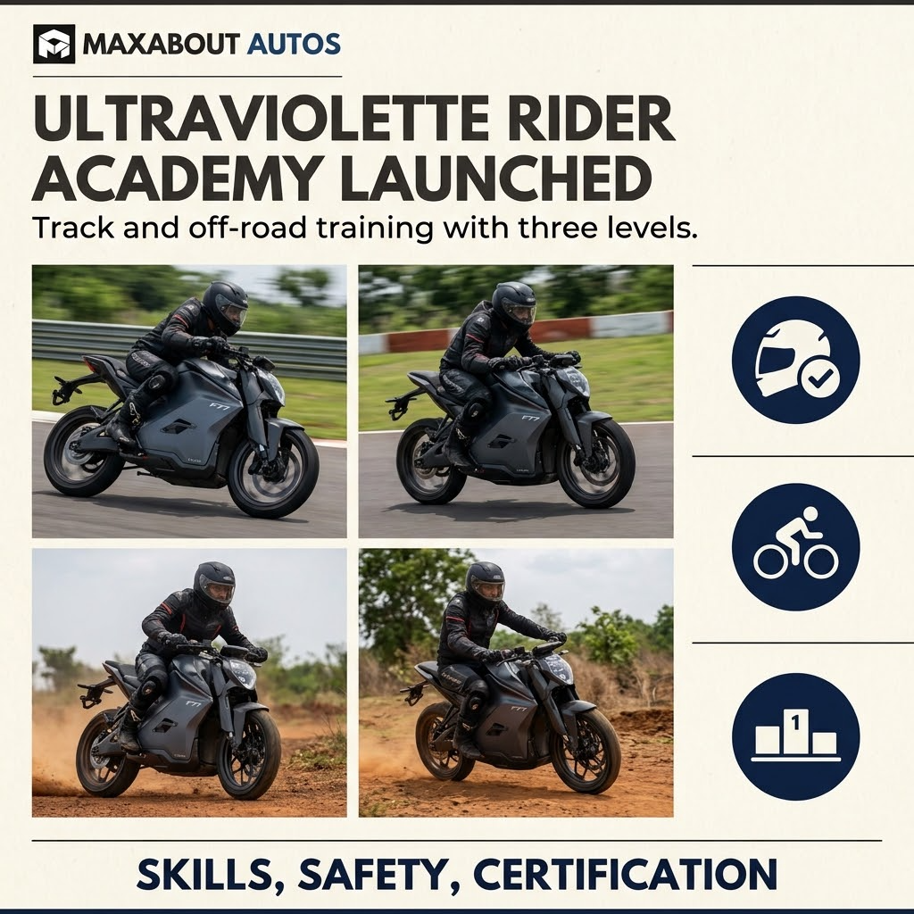 Ultraviolette Launches Track and Off-Road Rider Academy key facts infographic