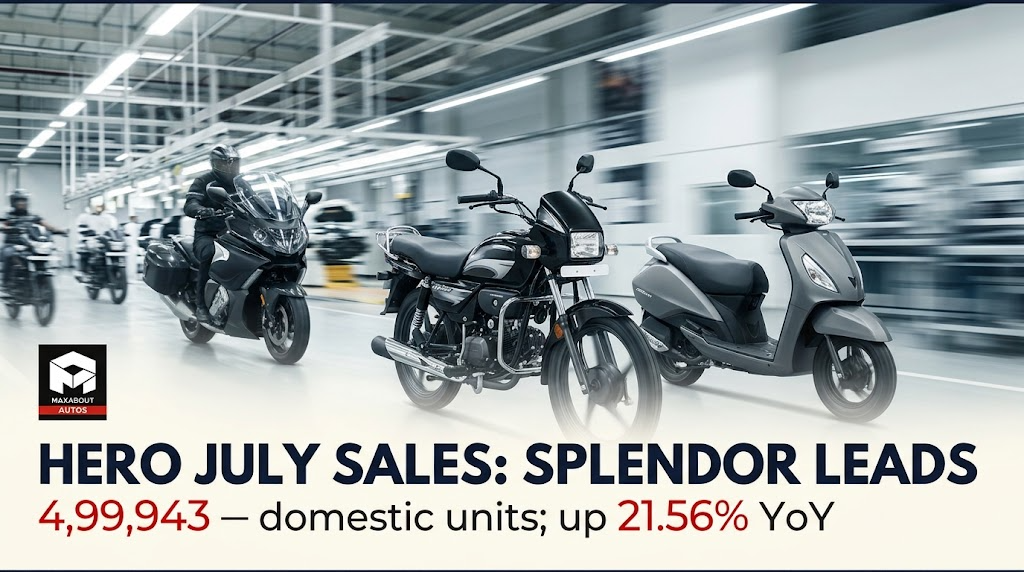 Hero July 2026 Sales: Splendor Leads as VIDA Doubles