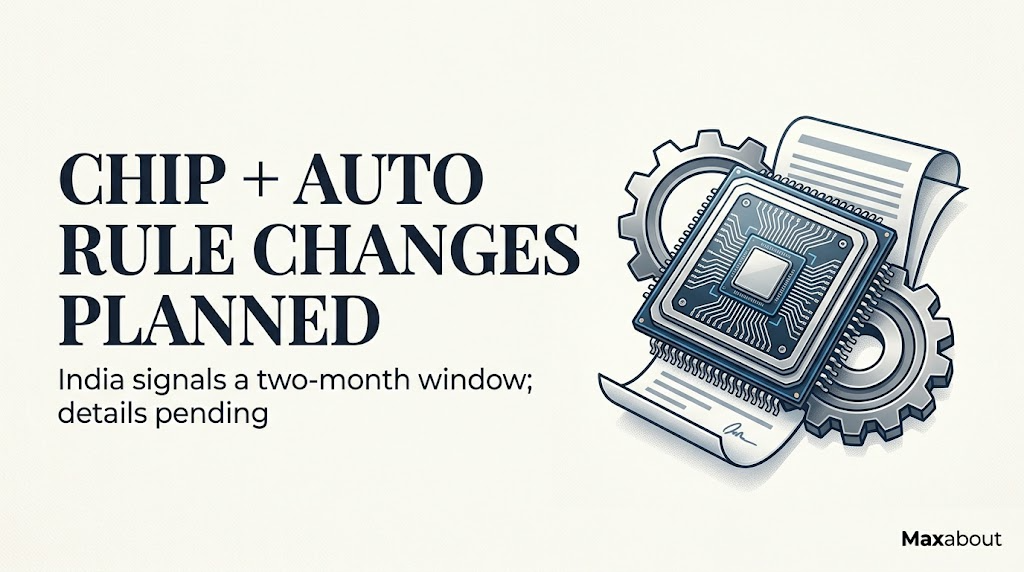 India Plans Chip and Auto-Component Rule Changes: What Is Confirmed
