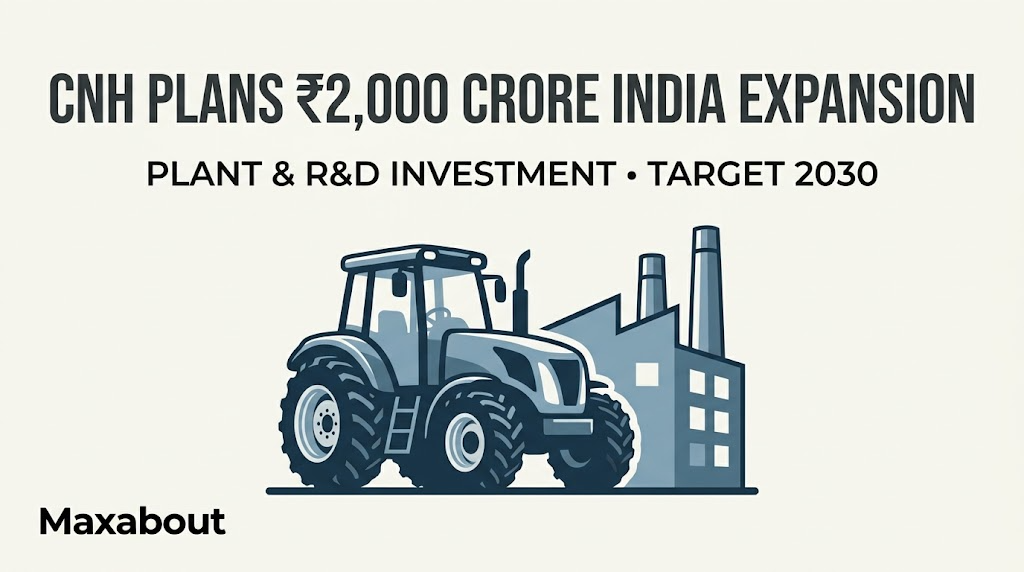 CNH Plans ₹2,000 Crore India Expansion: Tractor Capacity Targeted to Double by 2030