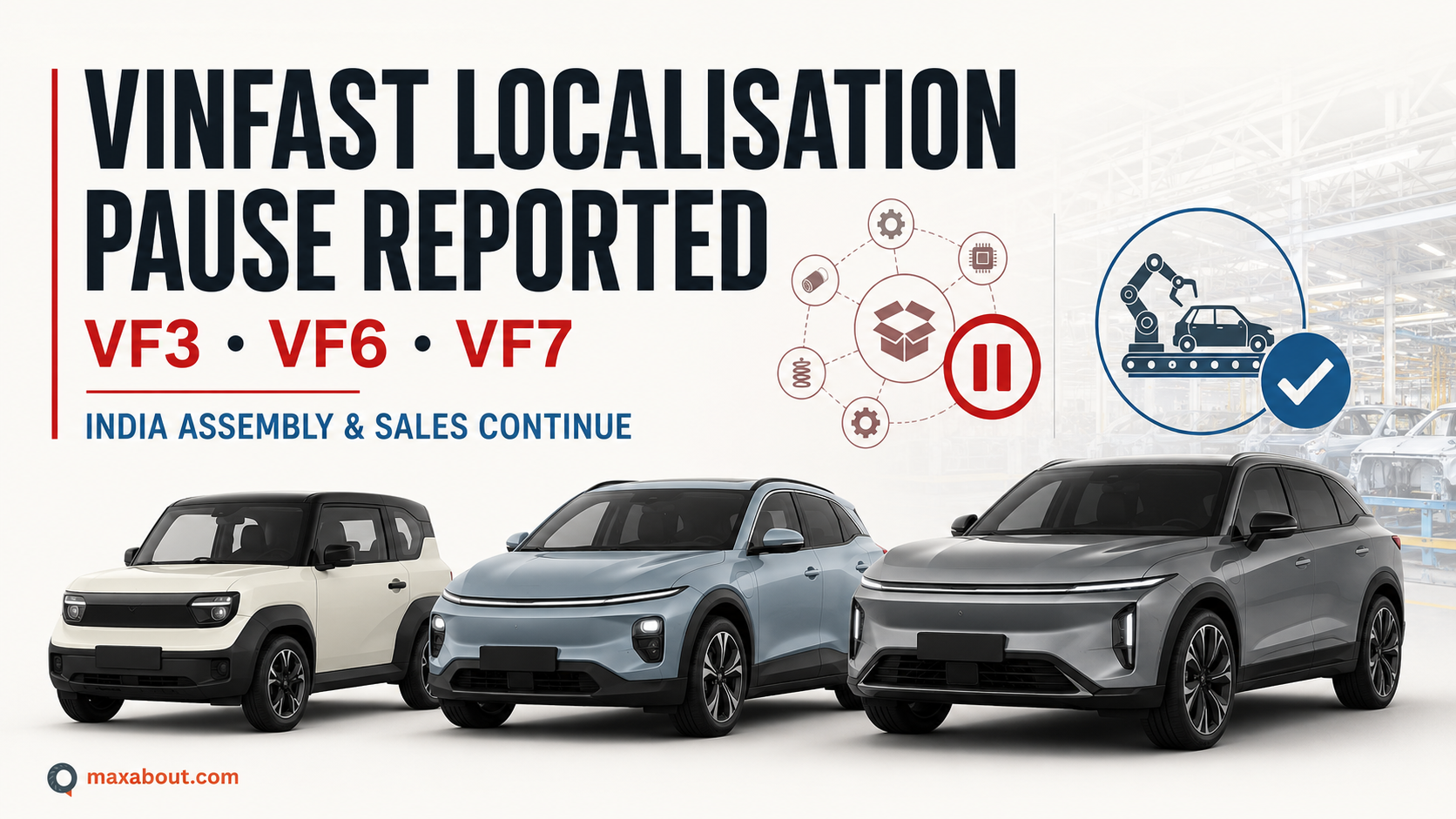 VinFast India Localisation Pause Explained: What Changes for VF3, VF6 and VF7?