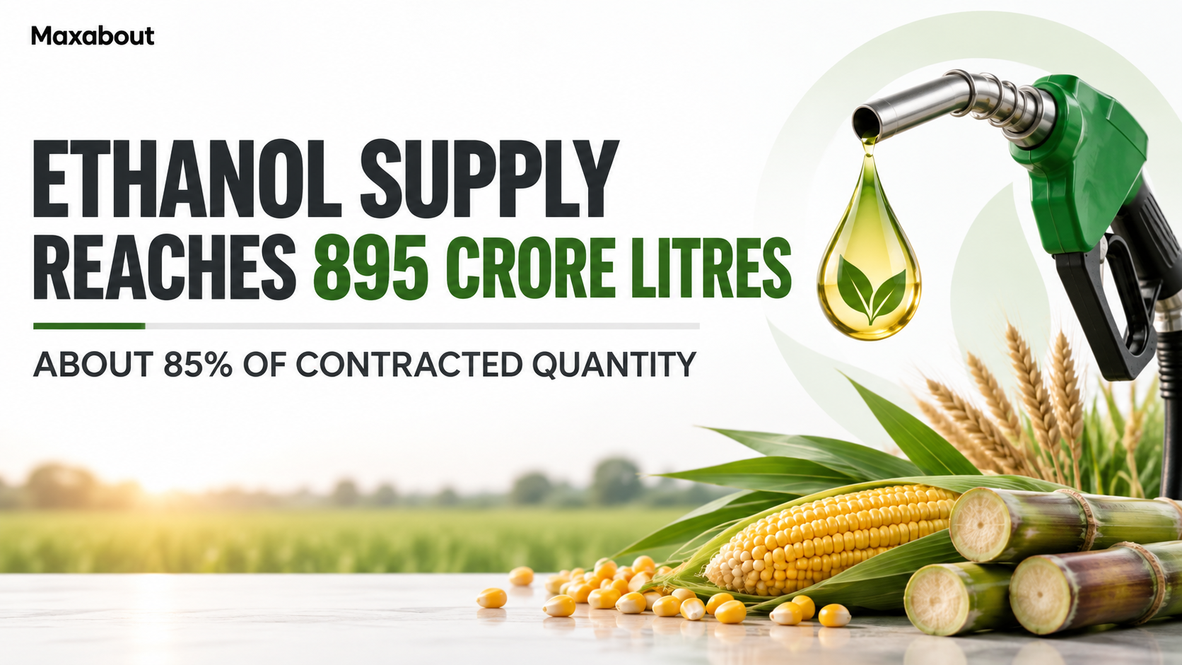 India Ethanol Supply Reaches 895 Crore Litres: What the Numbers Mean