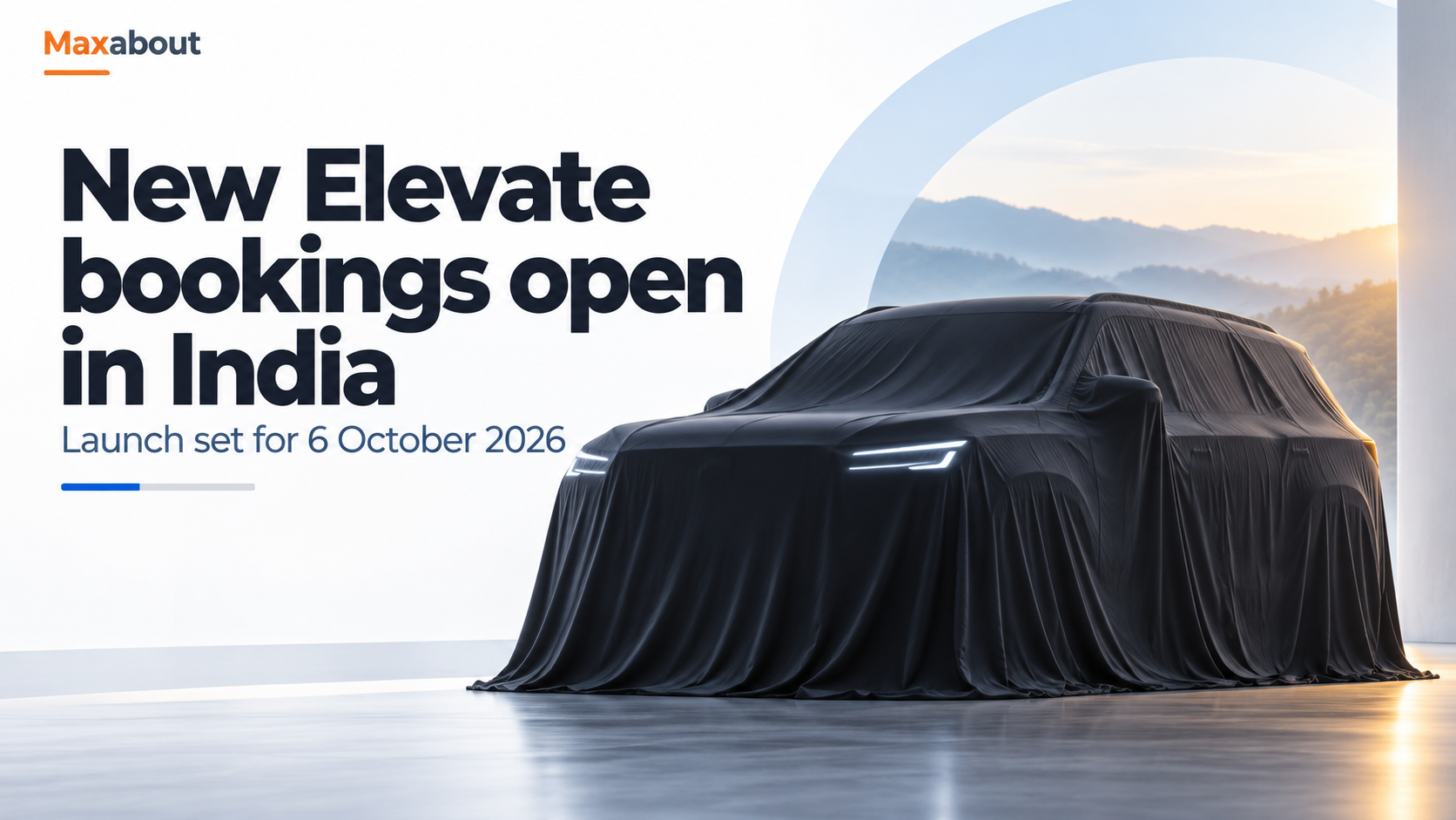 New Honda Elevate bookings open ahead of the 6 October 2026 India launch