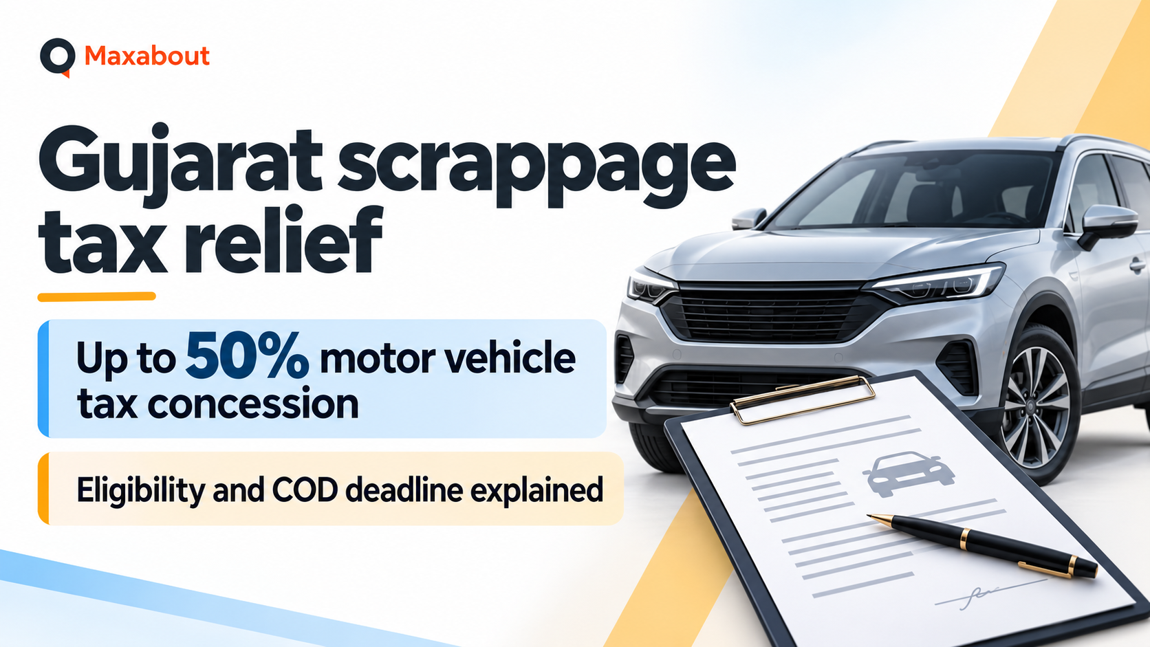 Gujarat Scrappage Tax Relief: Eligibility, COD Deadline and Buyer Checklist