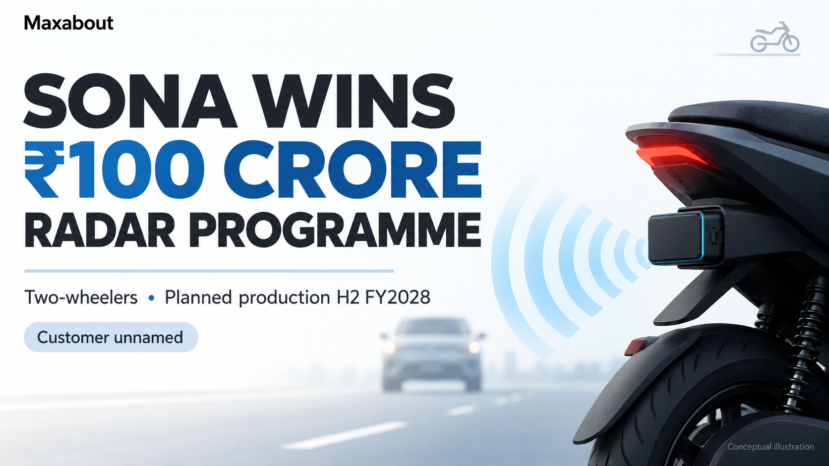 Sona Comstar wins ₹100 crore two-wheeler radar programme for H2 FY2028
