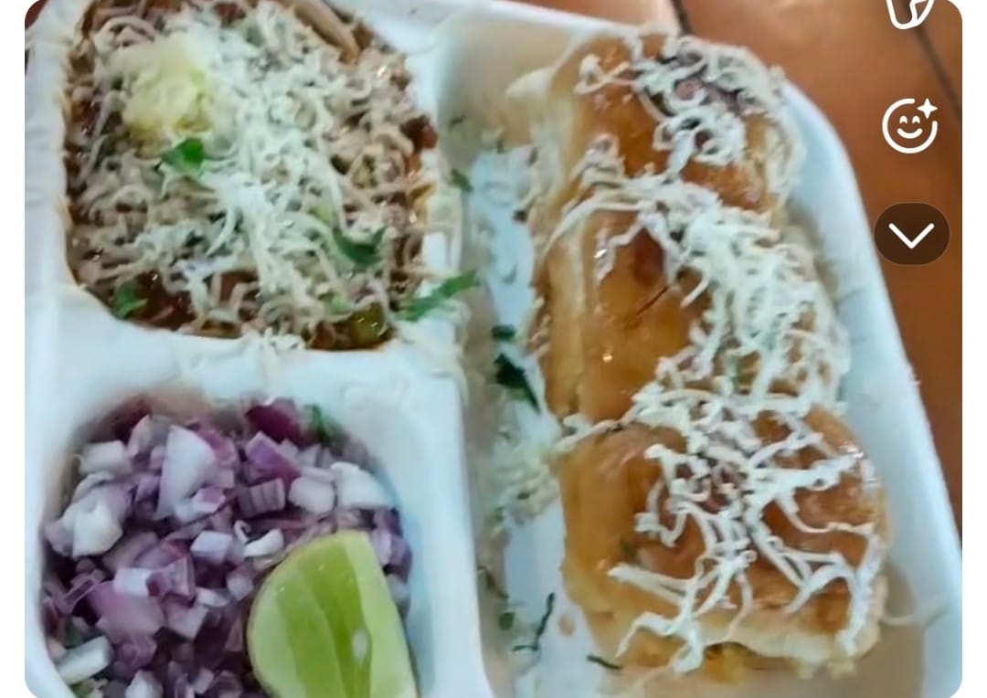 Cheese Pav Bhaji