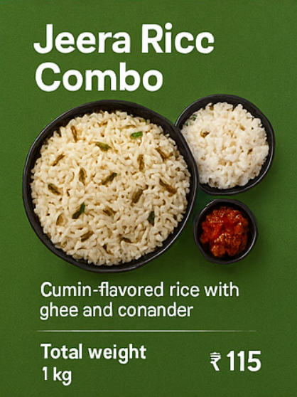 Jeera Rice Combo
