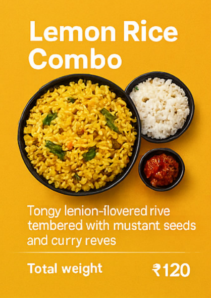 Lemon Rice Combo