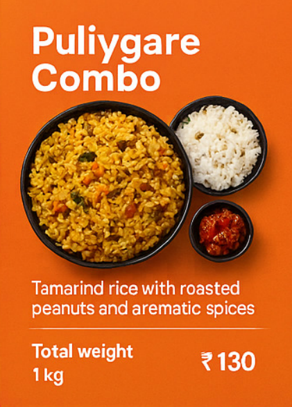 Puliyogare Combo