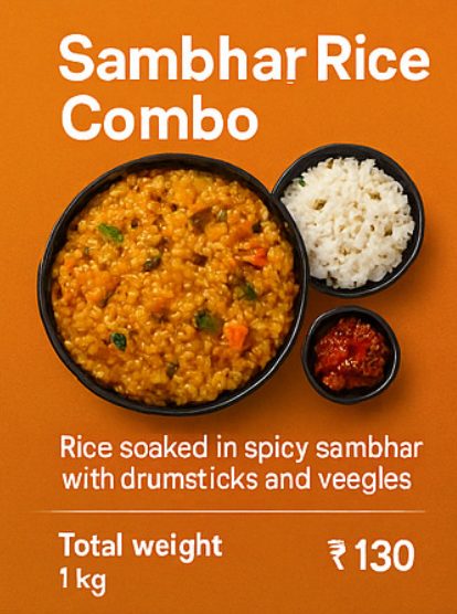 Sambhar Rice Combo