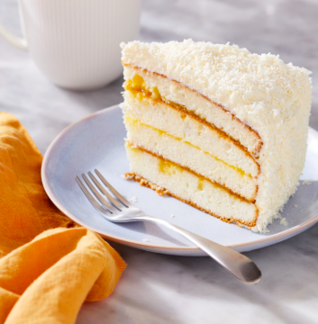 Lemony Coconut Cake