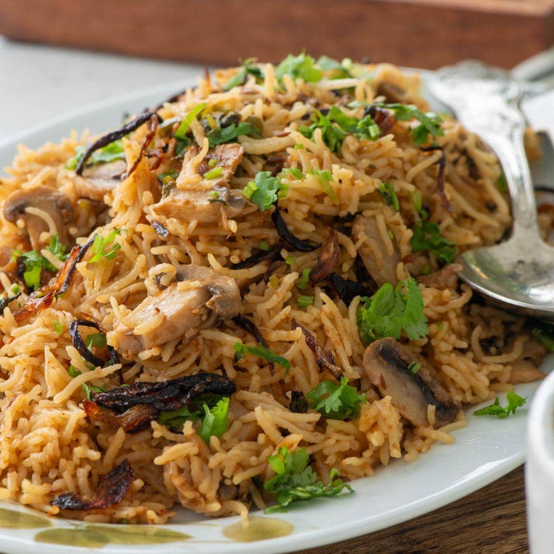 Mushroom Biryani