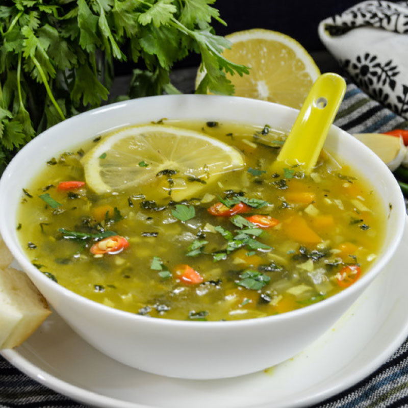 Lemon Coriander Soup