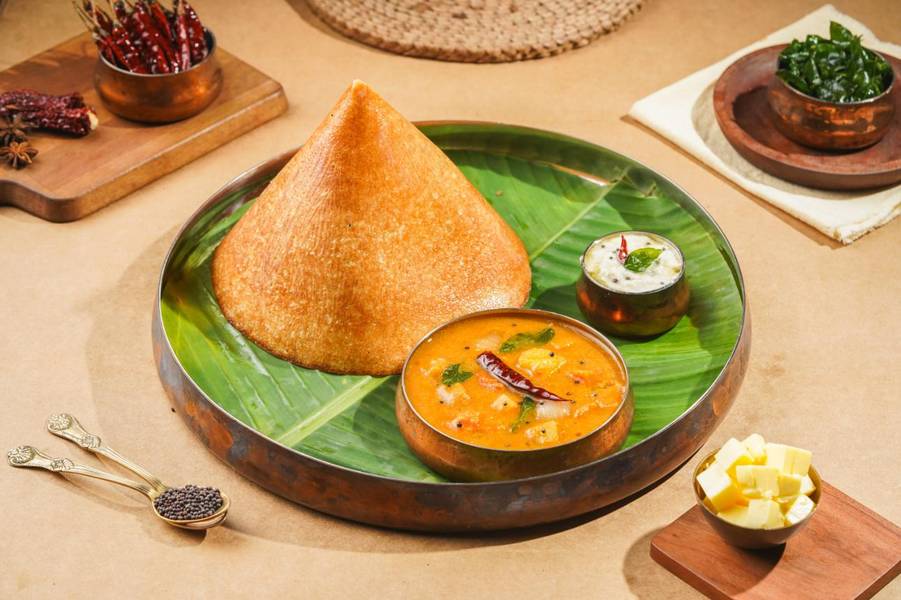 Ghee Roast Masala Dosa