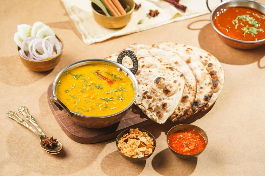 Chana Dal Roti Meal Combo