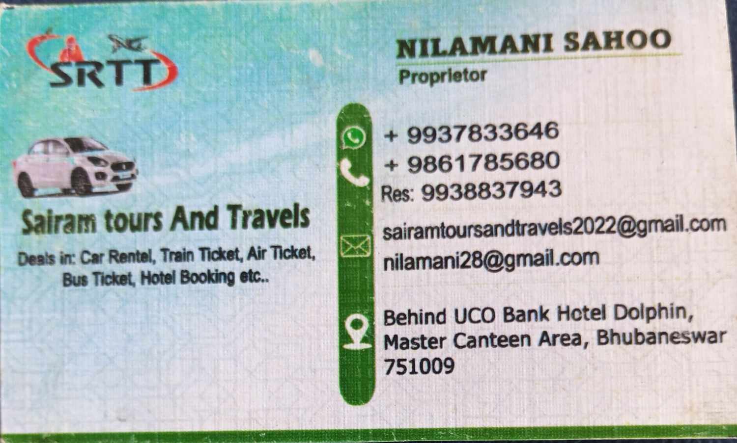 Sairam Tour And Travels 